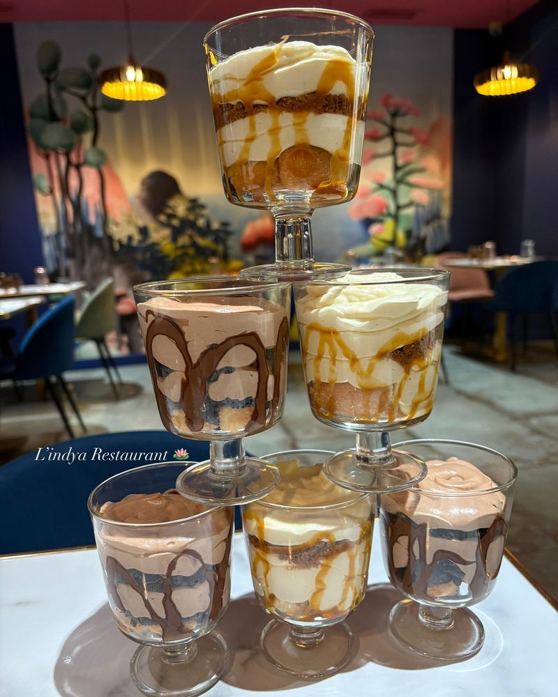Verrines de desserts maison