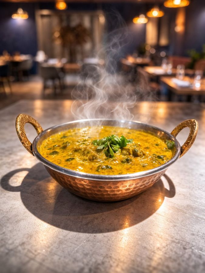 Plat végétarien mijoté aux épices